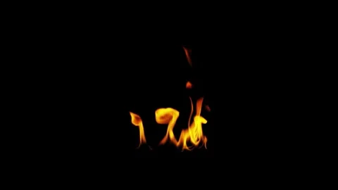 Burning flames from start to finish with ProRes Stock Footage 303011636