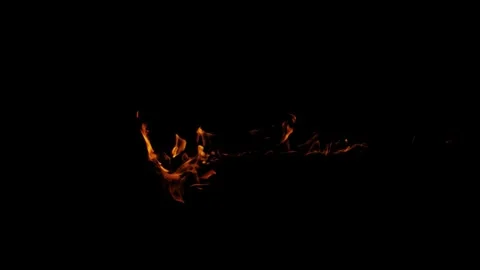 Burning flames from start to finish with ProRes Stock Footage 303011637