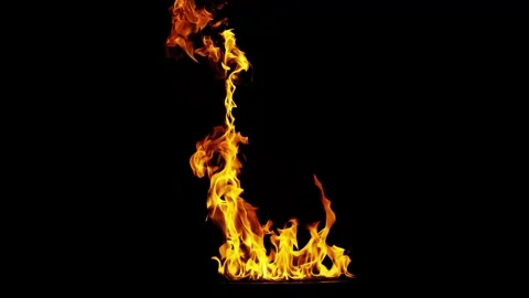Burning flames from start to finish with ProRes Stock Footage 303011661