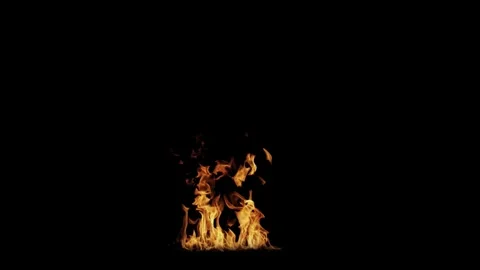 Burning flames from start to finish with ProRes Stock Footage 303011768
