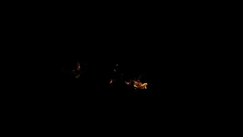 Burning flames from start to finish with ProRes Video stock 303011834
