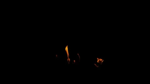 Burning flames from start to finish with ProRes Stock Footage 303011926