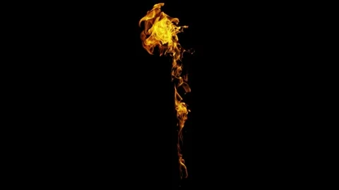 Burning flames from start to finish with ProRes Stock Footage 303011927