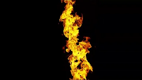 Burning flames from start to finish with ProRes Stock Footage 303011954