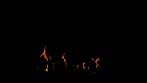 Burning flames from start to finish with ProRes Stock-Footage 305080770