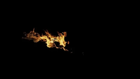 Burning flames from start to finish with ProRes Stock Footage 305080817