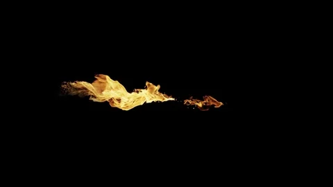 Burning flames from start to finish with ProRes Stock-Footage 305080866