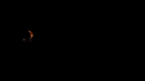 Burning flames from start to finish with ProRes Stock Footage 305081357