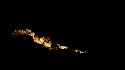 Burning flames from start to finish with ProRes Stock Footage 305081358