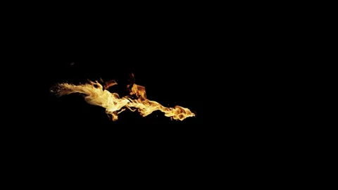 Burning flames from start to finish with ProRes Stock Footage 305081426