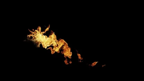 Burning flames from start to finish with ProRes Stock Footage 305081455