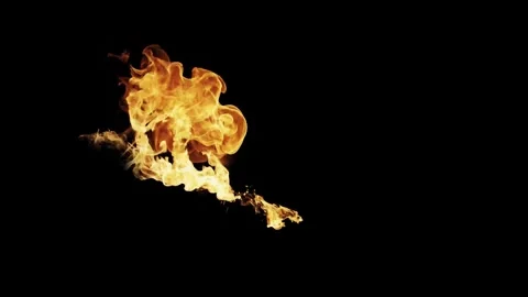 Burning flames from start to finish with ProRes Stock Footage 305081461