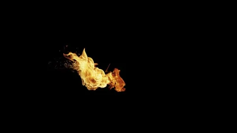 Burning flames from start to finish with ProRes Stock Footage 305081470