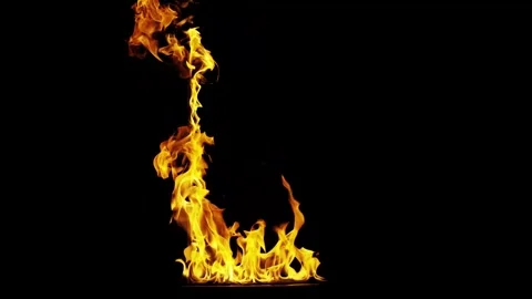 Burning flames from start to finish with ProRes Stock Footage 305081644