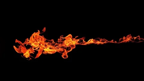 Burning flames from start to finish with ProRes Stock Footage 305788807