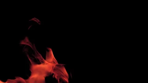 Burning flames from start to finish with ProRes Stock Footage 305788845