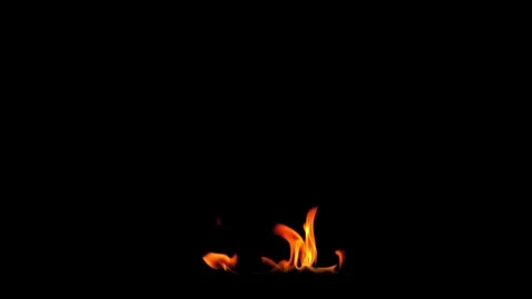 Burning flames from start to finish with ProRes Stock Footage 305788895