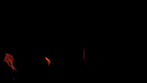 Burning flames from start to finish with ProRes Stock Footage 305788912