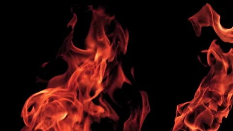 Burning flames from start to finish with ProRes Stock Footage 305788916