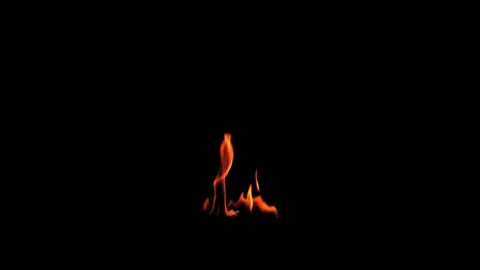 Burning flames from start to finish with ProRes Stock Footage 305788921