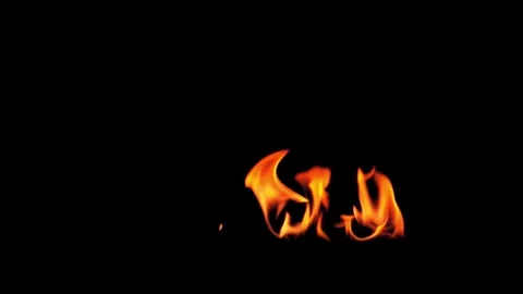 Burning flames from start to finish with ProRes Stock Footage 305788936