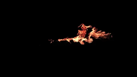 Burning flames from start to finish with ProRes Stock-Footage 305788974