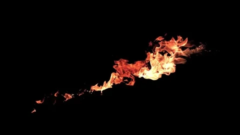 Burning flames from start to finish with ProRes Stock Footage 305788980