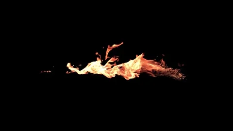 Burning flames from start to finish with ProRes Stock Footage 305788994