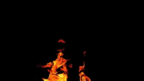 Burning flames from start to finish with ProRes Stock Footage 305789009