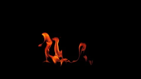 Burning flames from start to finish with ProRes Stock Footage 305789054