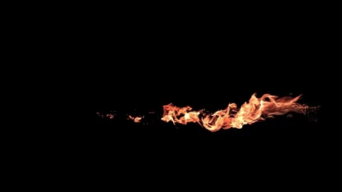 Burning flames from start to finish with ProRes Stock Footage 305789068