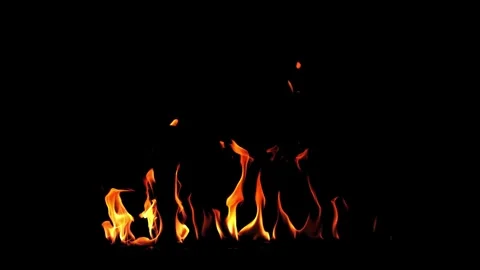 Burning flames from start to finish with ProRes Stock Footage 305789075