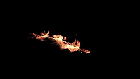 Burning flames from start to finish with ProRes Stock Footage 305789083