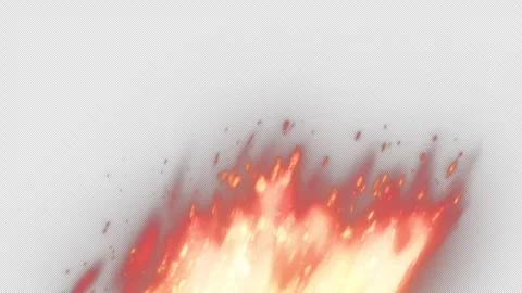Burning flames.Fire effects with glowing colors Stock Footage 322799427