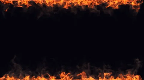 Burning frame Stock Footage 43258576