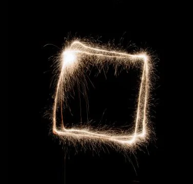 Burning frame Stock Photos