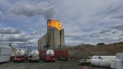 Burning fuel Stock Footage 91830846