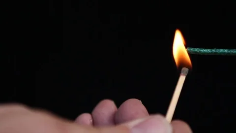 Burning Fuse Stock Footage 81196904