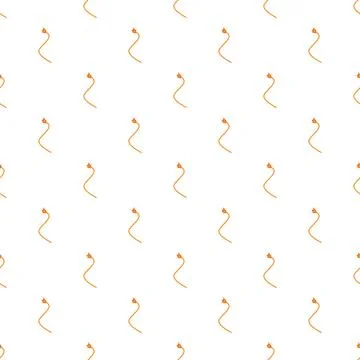 Burning fuse pattern with spark on white background Illustrazione stock
