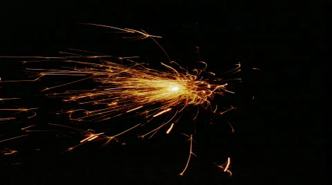 Burning Fuze Loop - FIRE016HD Stock Footage 588468