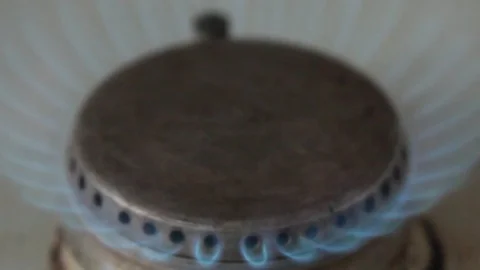 Burning gas Stock Footage 100650140