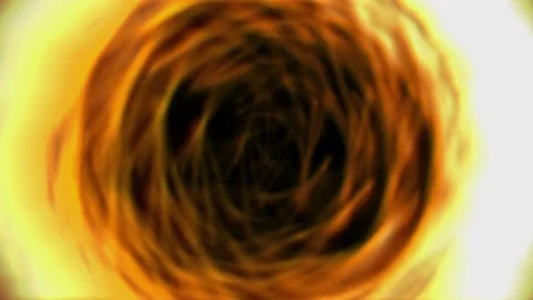 Burning glow rotation effect animation Stock Footage 208593548