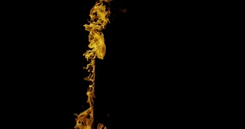 Burning Ground Flames Overlay with Realistic Fire Effects Stock Footage 339716128