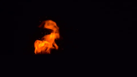 Burning Gunpowder HD Stock Footage 234903030