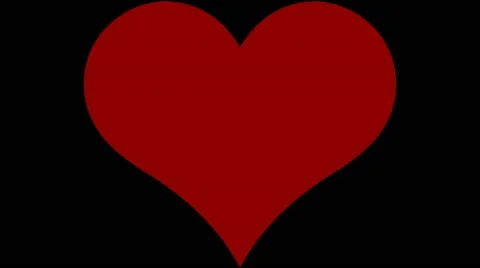 Burning heart Stock Footage 45468554