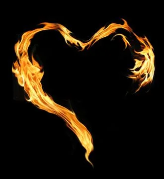 Burning heart Stock Illustration
