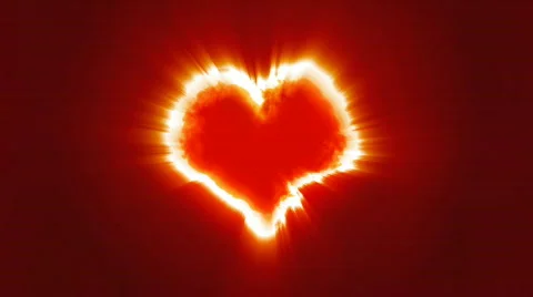 Burning Heart Loop Stock-Footage 93157