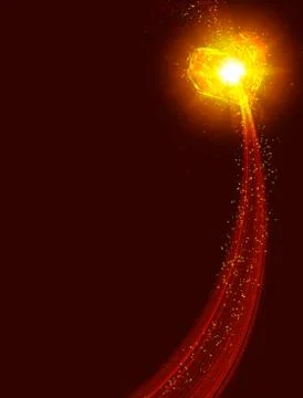 Burning heart Stock Photos