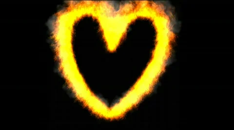 Burning heart S Video stock 657164