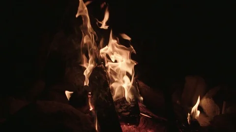 Burning hot fire 库存影片 88353075